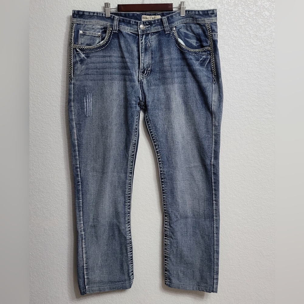 Blue Cult Denim Men's Blue Jeans. Size 40